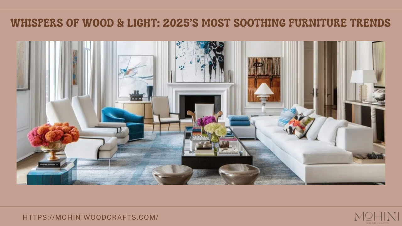Whispers of Wood & Light: 2025’s Most Soothing Furniture Trends